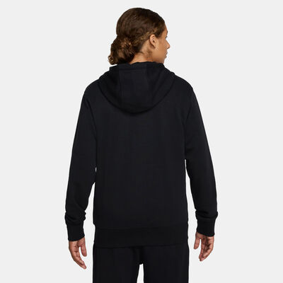 Nike Men's Club French Terry Full-Zip Hoodie Black