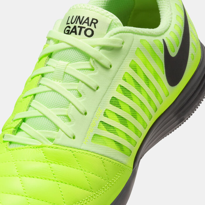 Nike Lunar Gato II Indoor Court Football Shoes Green Nike Lunar Gato II Indoor Court Football Shoes Green image number 4