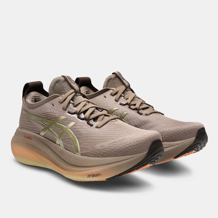 ASICS Women's GEL-NIMBUS 27 LUXE Running Shoes Brown ASICS Women's GEL-NIMBUS 27 LUXE Running Shoes Brown image number 1