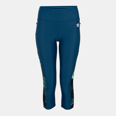 Arena Women's Modesty 3/4 Swimming Leggings Black Arena Women's Modesty 3/4 Swimming Leggings Black