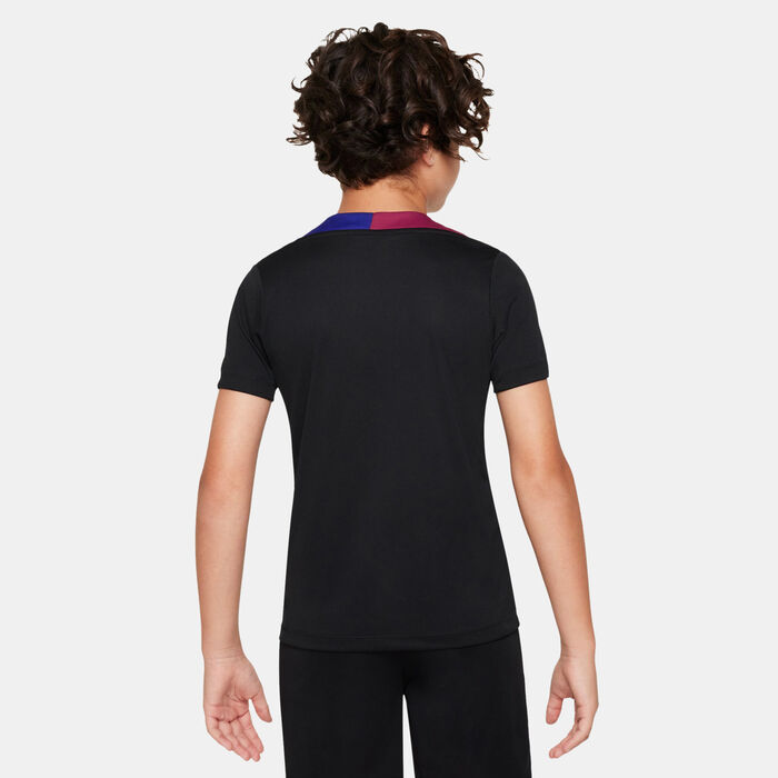 Nike Kids' FC Barcelona Strike Dri-FIT Football Top Black Nike Kids' FC Barcelona Strike Dri-FIT Football Top Black image number 1