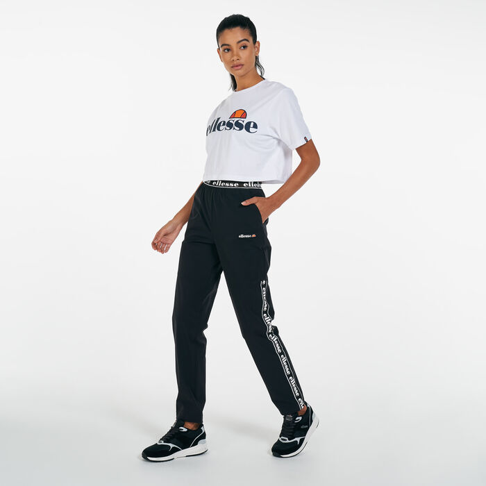 ellesse Women's Alberta Crop Top White image number 2