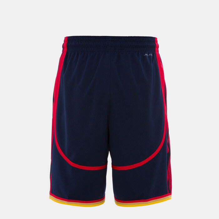 Nike Men's NBA Golden State Warriors 24/25 Dri-FIT Swingman City Edition Basketball Shorts Blue Nike Men's NBA Golden State Warriors 24/25 Dri-FIT Swingman City Edition Basketball Shorts Blue image number 1