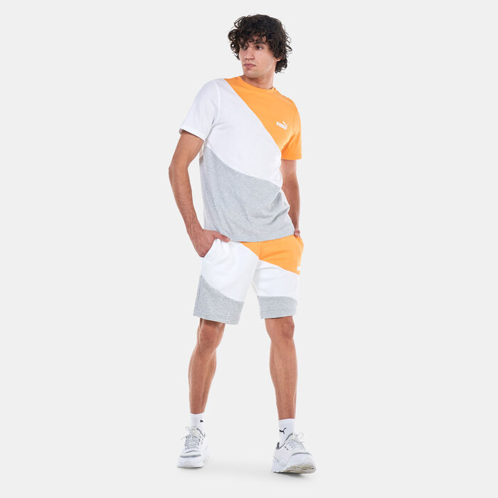 PUMA Men's Power Cat Shorts Orange PUMA Men's Power Cat Shorts Orange image number 2