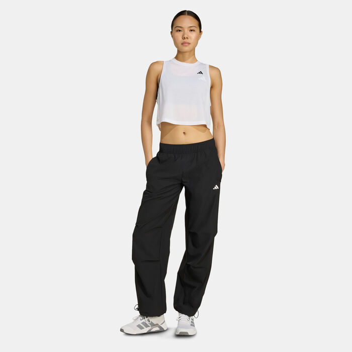 adidas Women's Workout Essentials Training Pants Black image number 5