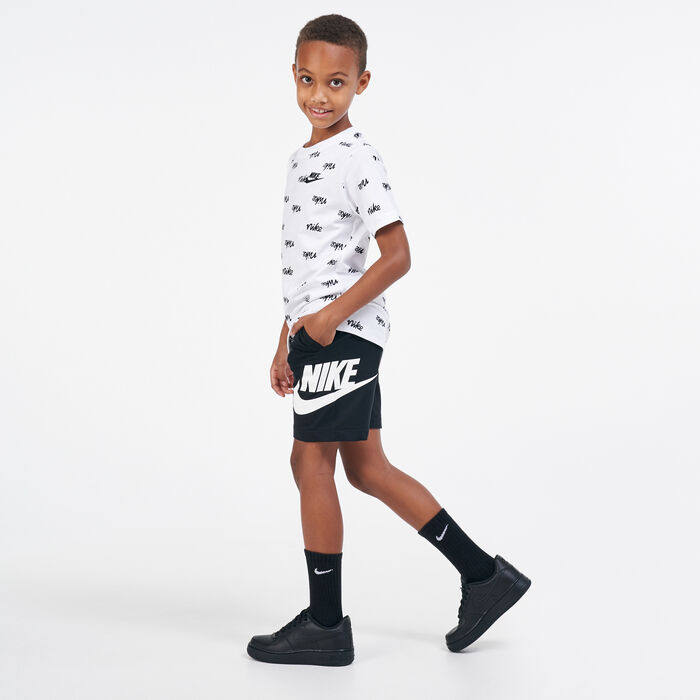 Nike Kids' Sportswear Script Printed T-Shirt White Nike Kids' Sportswear Script Printed T-Shirt White image number 2