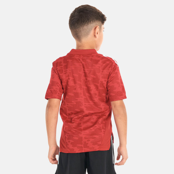 adidas Kids' Al Ahly Home Jersey Red adidas Kids' Al Ahly Home Jersey Red image number 1