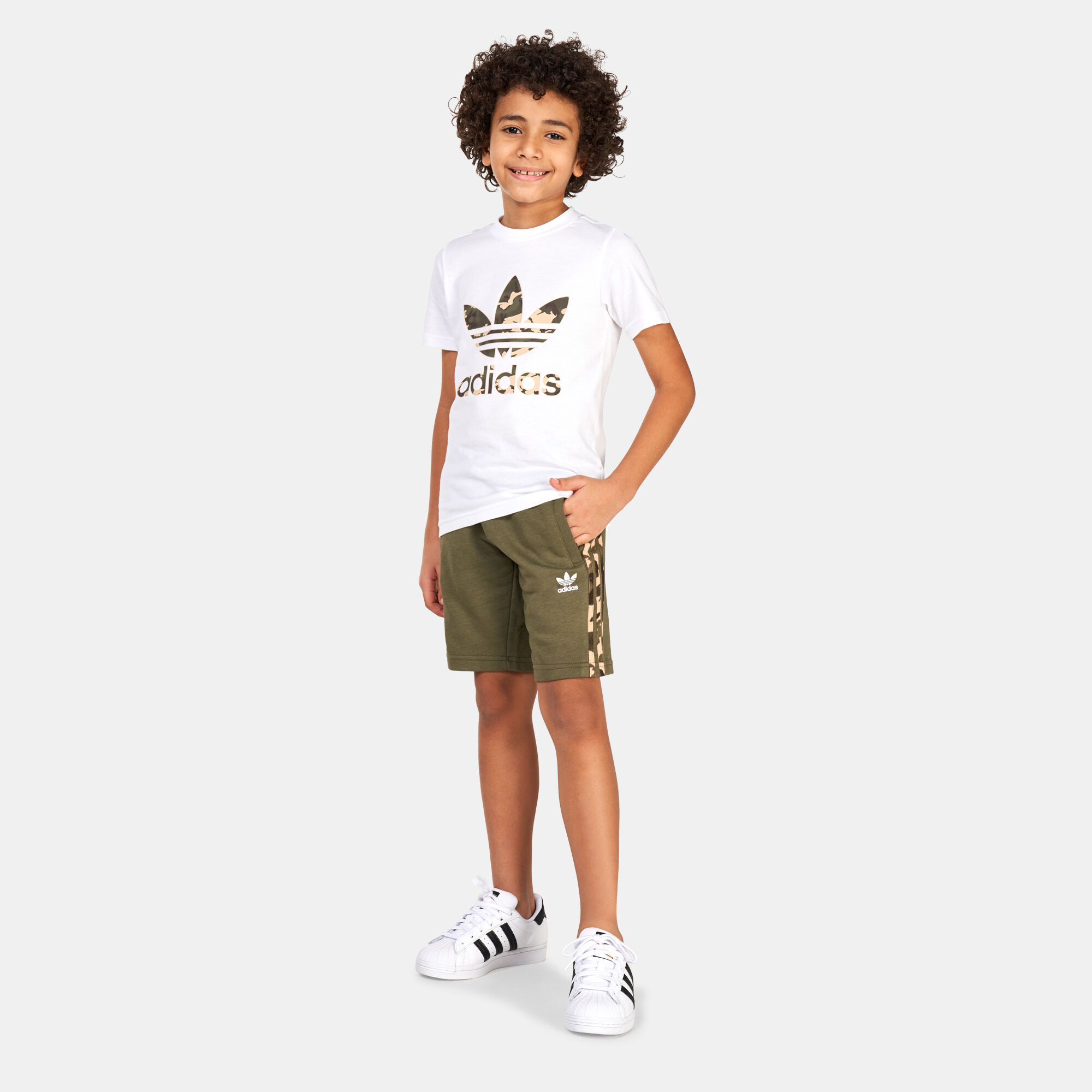 Boys adidas camo shorts sale