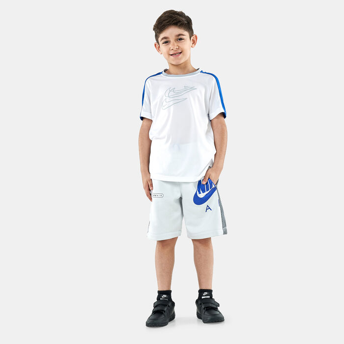 Nike Kids' Air French Terry Shorts (Older Kids) Ivory Nike Kids' Air French Terry Shorts (Older Kids) Ivory image number 2
