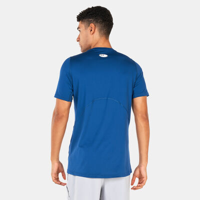 Under Armour Men's HeatGear® Armour Fitted T-Shirt Blue Under Armour Men's HeatGear® Armour Fitted T-Shirt Blue