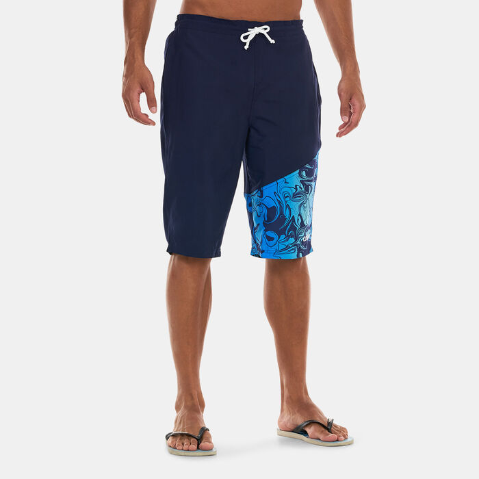 Buy COEGA Mens Swim Capris Shorts Blue in KSA -SSS