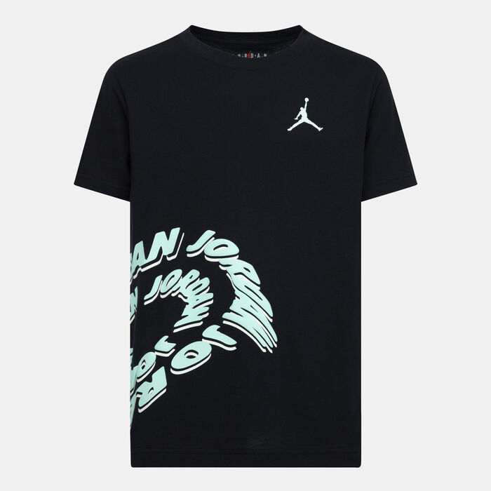 Nike Kids' Warped Galaxy Graphic T-Shirt Black image number 0