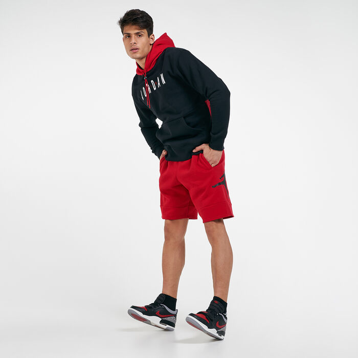 Jordan Men's Jumpman Air Fleece Shorts Red Jordan Men's Jumpman Air Fleece Shorts Red image number 2