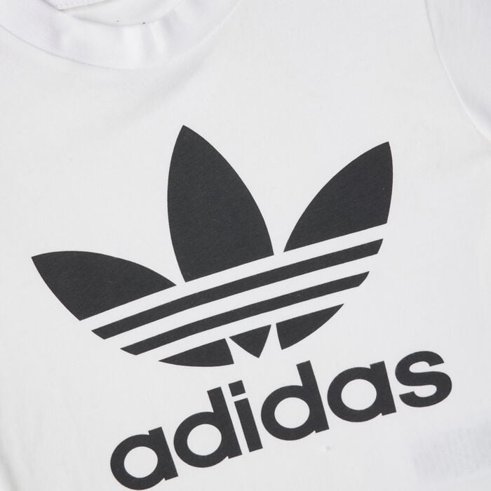adidas Originals Kids' Trefoil T-Shirt White adidas Originals Kids' Trefoil T-Shirt White image number 3