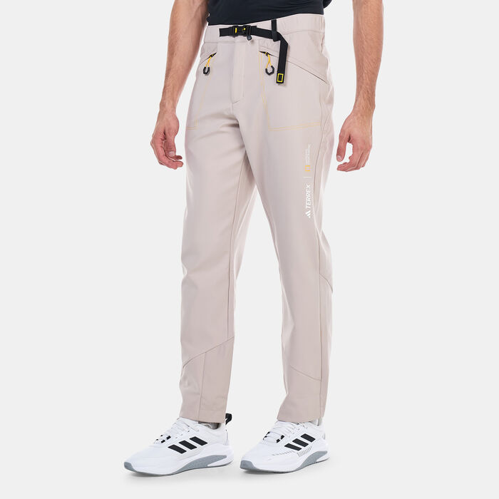 adidas Men's National Geographic Soft Shell Pants Beige adidas Men's National Geographic Soft Shell Pants Beige image number 0