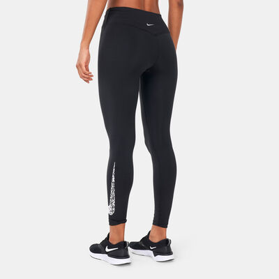 Nike Women's Dri-FIT Swoosh 7/8 Leggings Black