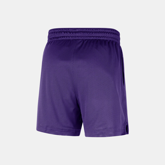 Nike Men's Los Angeles Lakers Mesh Basketball Shorts Purple Nike Men's Los Angeles Lakers Mesh Basketball Shorts Purple image number 1