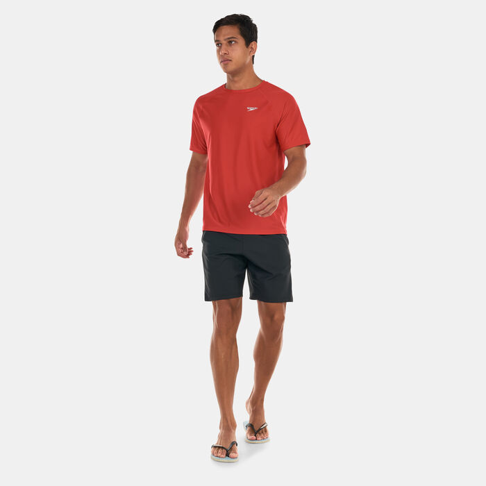 Speedo Men's Essential Swim T-Shirt Red image number 2