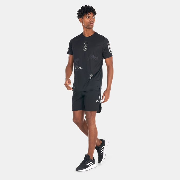 adidas Men's Run for the Oceans T-Shirt Black adidas Men's Run for the Oceans T-Shirt Black image number 2