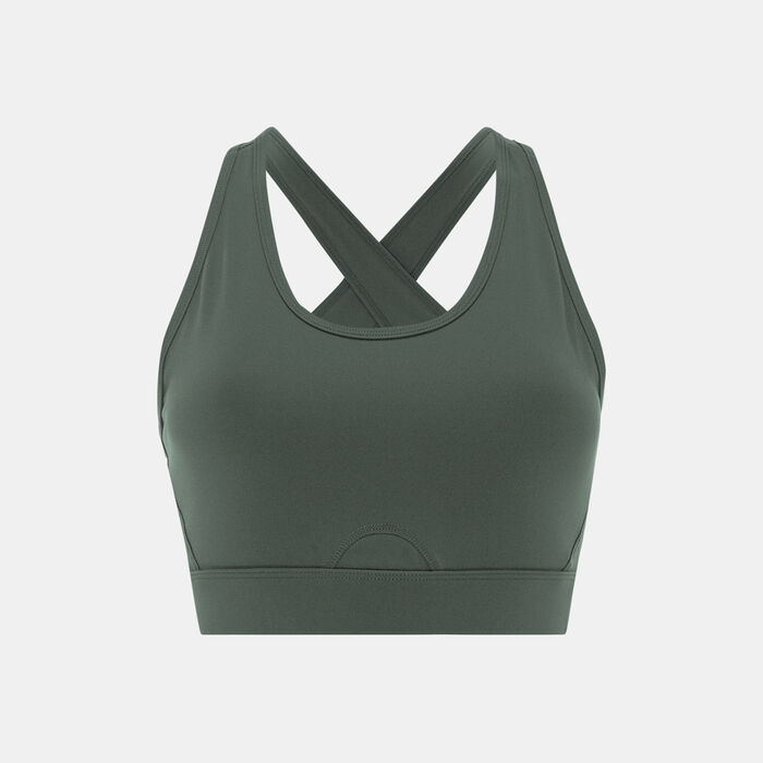 Sun and Sand Sports Women's Active Medium-Support Sports Bra Green image number 0
