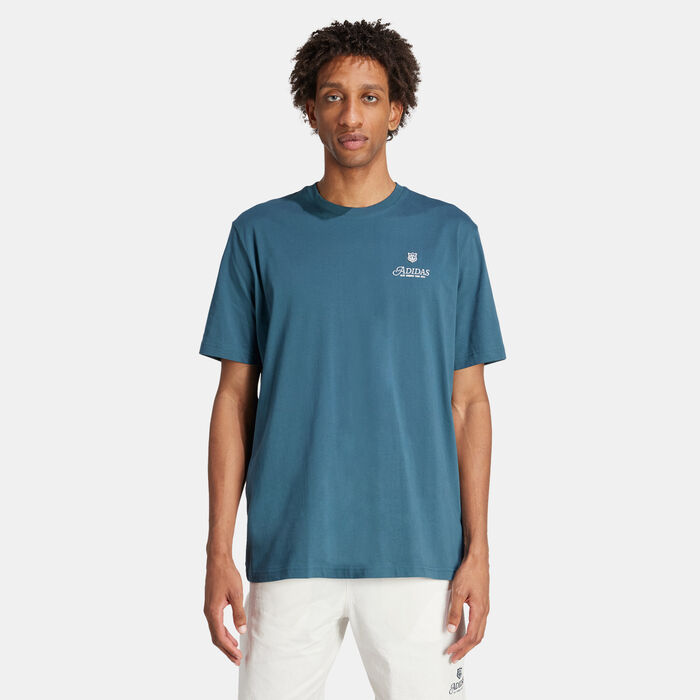adidas Originals Men's Leisure T-Shirt Green adidas Originals Men's Leisure T-Shirt Green image number 1