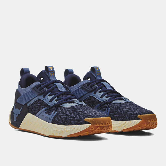 Under Armour Men's Project Rock 6 Training Shoes Blue Under Armour Men's Project Rock 6 Training Shoes Blue image number 2