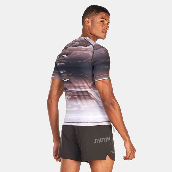 EA7 Emporio Armani Men's Graphic Vigor7 T-Shirt Multi-Color EA7 Emporio Armani Men's Graphic Vigor7 T-Shirt Multi-Color image number 1