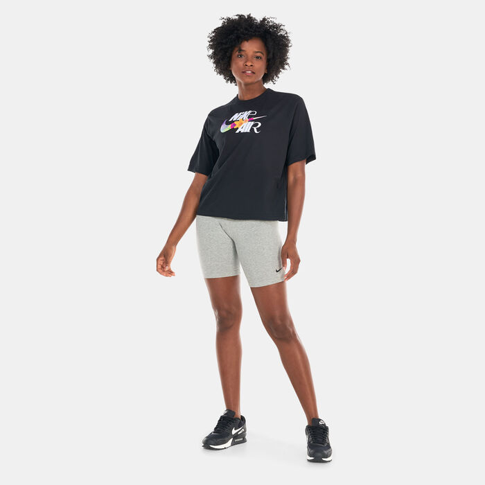 Nike Women's Sportswear Graphic Boxy T-Shirt Black Nike Women's Sportswear Graphic Boxy T-Shirt Black image number 2