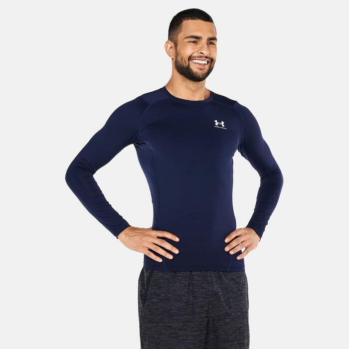Under Armour Men's HeatGear Armour Training Top Blue Under Armour Men's HeatGear Armour Training Top Blue image number 0