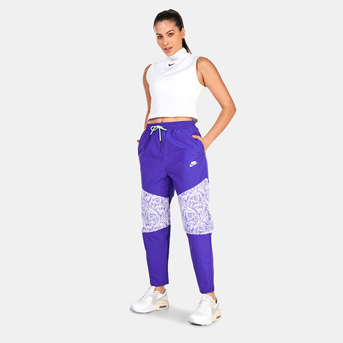 Nike Women's Serena Williams Design Crew Woven Pants Purple Nike Women's Serena Williams Design Crew Woven Pants Purple image number 2