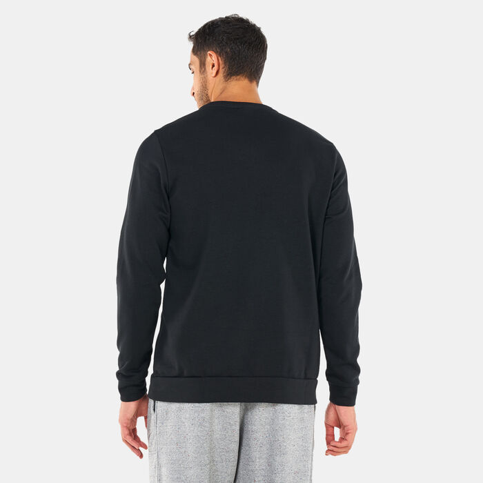 Nike Men's Dri-FIT Training Crew Sweatshirt Black Nike Men's Dri-FIT Training Crew Sweatshirt Black image number 1