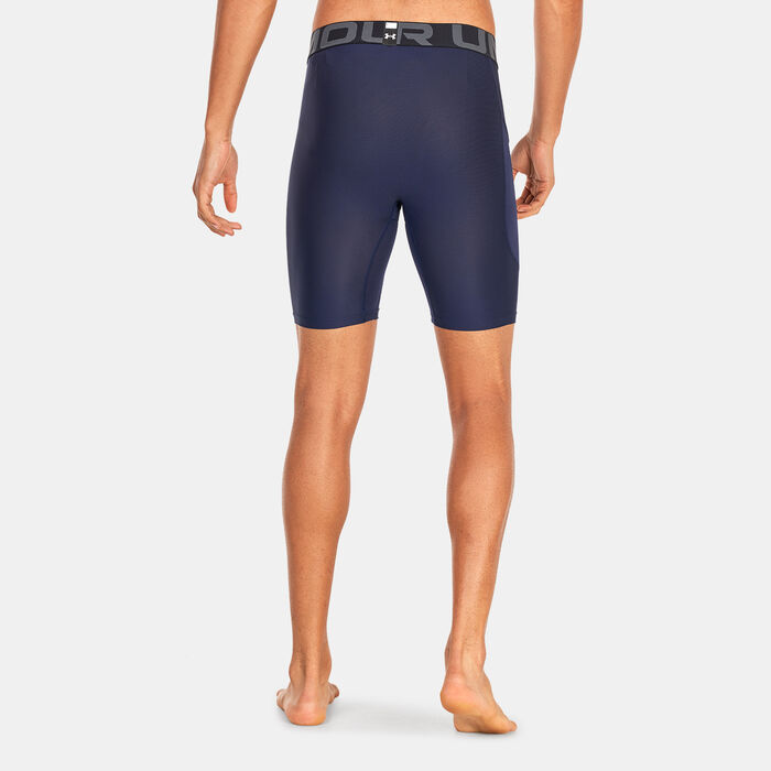 Under Armour Men's HeatGear® Armour Compression Shorts Blue image number 1