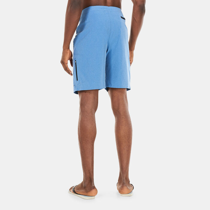 Nike Swim Men's Merge 9-Inch Hybrid Swimming Shorts Blue image number 1