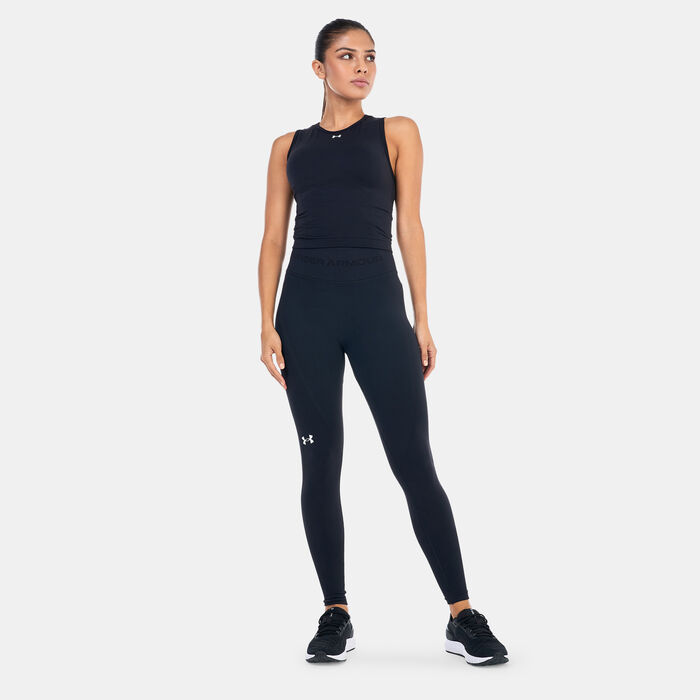 Under Armour Women's UA Train Seamless Tank Top Black Under Armour Women's UA Train Seamless Tank Top Black image number 2