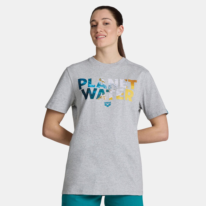 Arena Planet Water T-Shirt Grey Arena Planet Water T-Shirt Grey image number 2