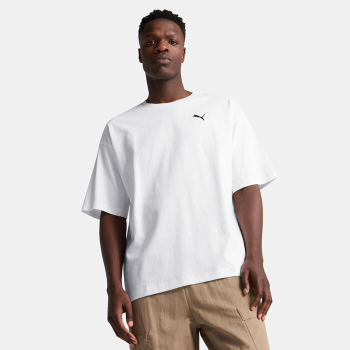 PUMA Men's Wardrobe Essentials T-Shirt White image number 0