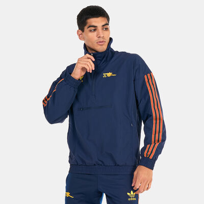 adidas Originals Men's Arsenal FC Windbreaker Jacket Blue