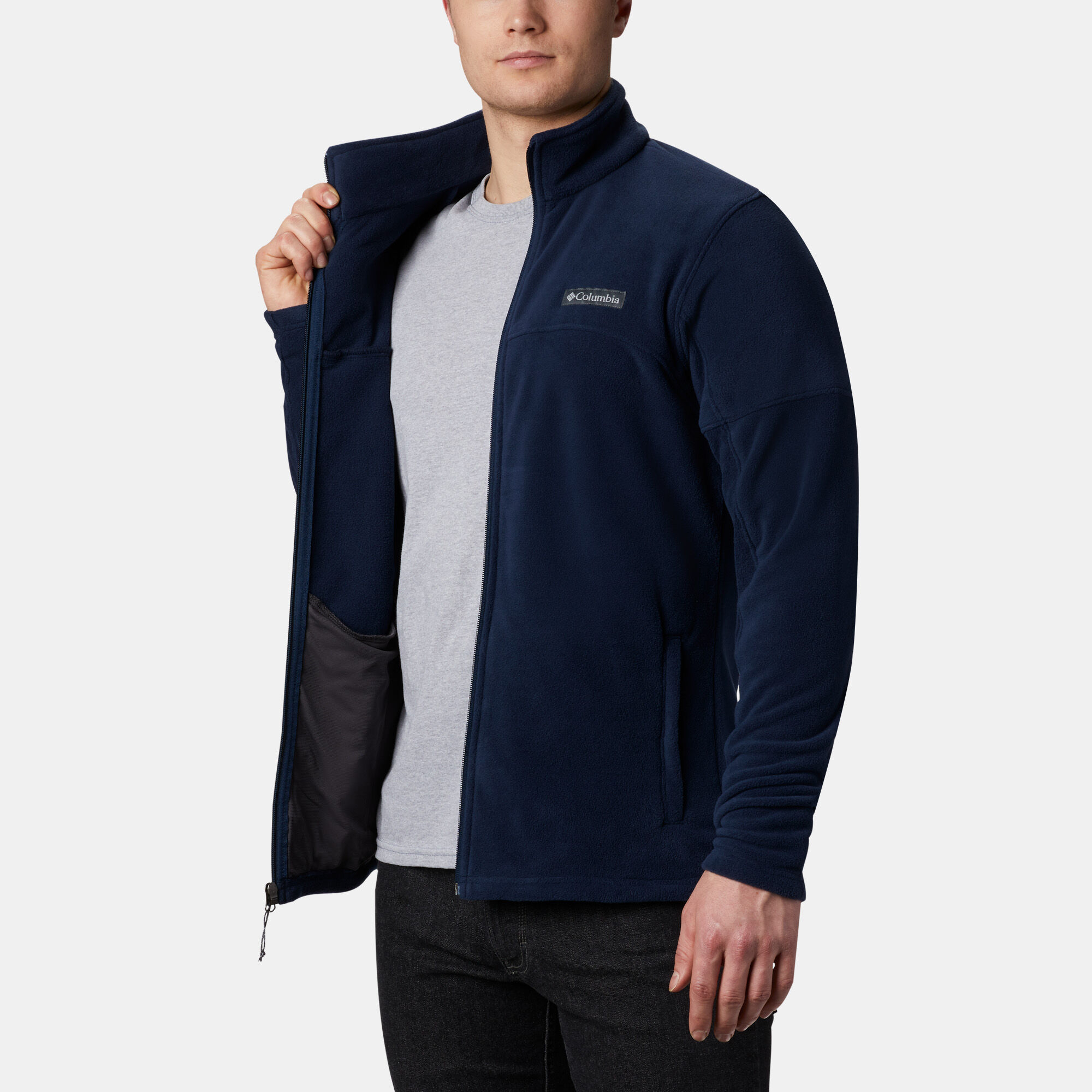 Columbia men's basin trail hotsell fleece full zip jacket