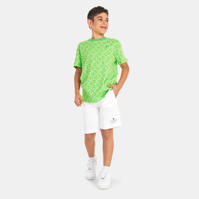 Tommy Hilfiger Kids' Monogram Print T-Shirt (Older Kids) Green Tommy Hilfiger Kids' Monogram Print T-Shirt (Older Kids) Green image number 2