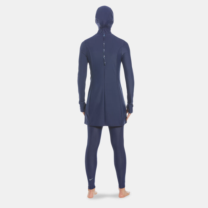 Nike Swim Women's Swim Victory Leggings Blue image number 2