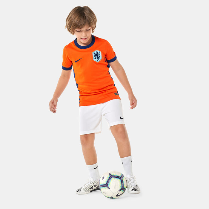 Nike Kids' Netherlands Dri-FIT Stadium Home Football Jersey - 2024 Orange Nike Kids' Netherlands Dri-FIT Stadium Home Football Jersey - 2024 Orange image number 2