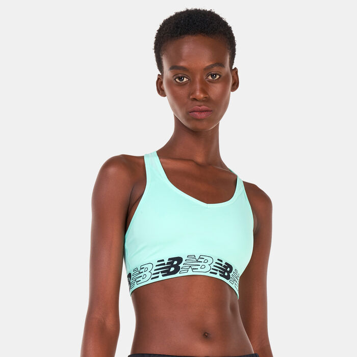 New Balance Women's 3.0 Pace Sports Bra Black New Balance Women's 3.0 Pace Sports Bra Black image number 0