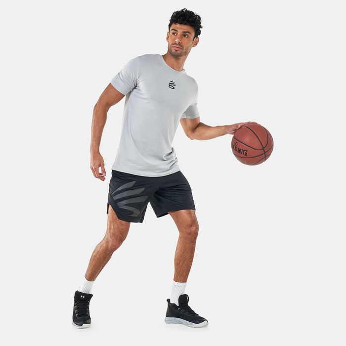 Under Armour Men's Curry Splash Shorts Blue Under Armour Men's Curry Splash Shorts Blue image number 2