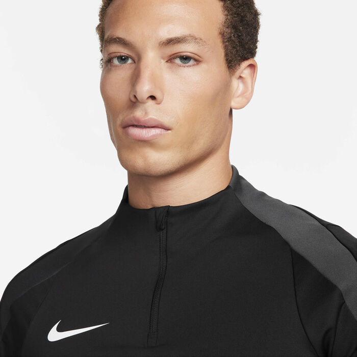 Nike Men's Strike Dri-FIT 1/2-Zip Football Drill Top Black image number 2