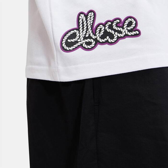 ellesse Men's Boretto T-Shirt White ellesse Men's Boretto T-Shirt White image number 4