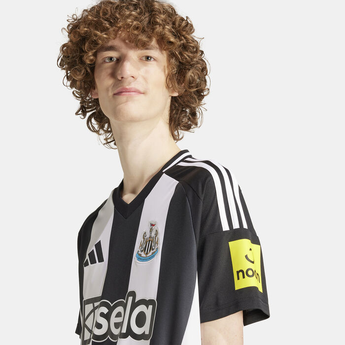 adidas Men's Newcastle United FC 24/25 Replica Home Football Jersey Black adidas Men's Newcastle United FC 24/25 Replica Home Football Jersey Black image number 3