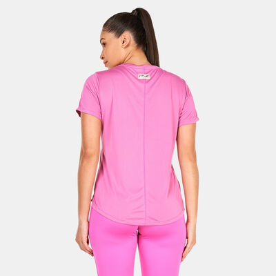 Nike Women's Dri-FIT One GFX T-Shirt Pink
