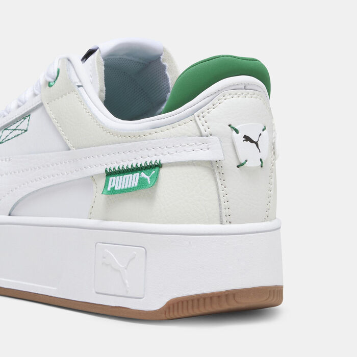 PUMA Women's Carina Street Shoe White image number 4