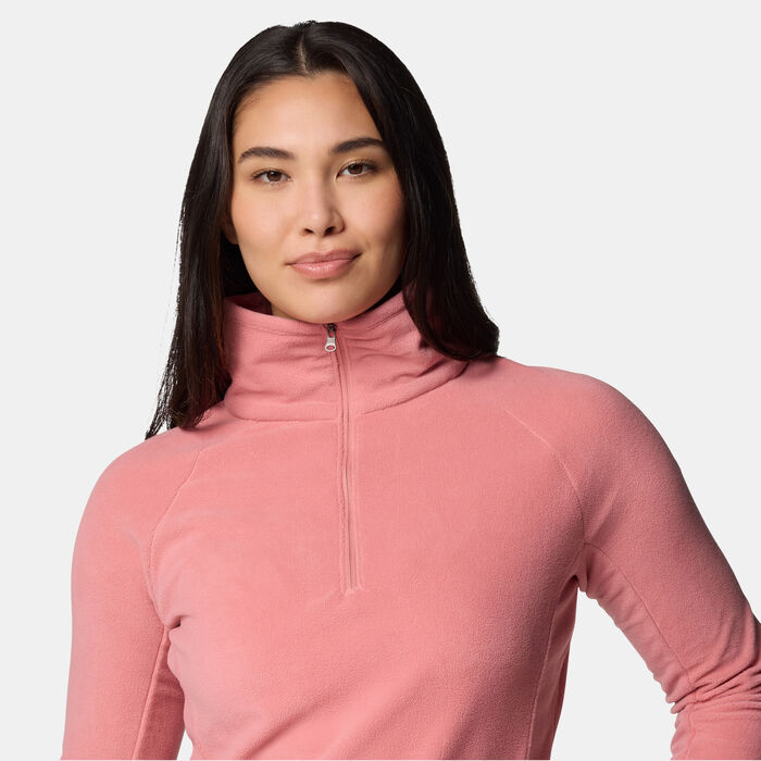 Columbia Women’s Glacial™ IV Half-Zip Fleece Jacket Pink image number 3