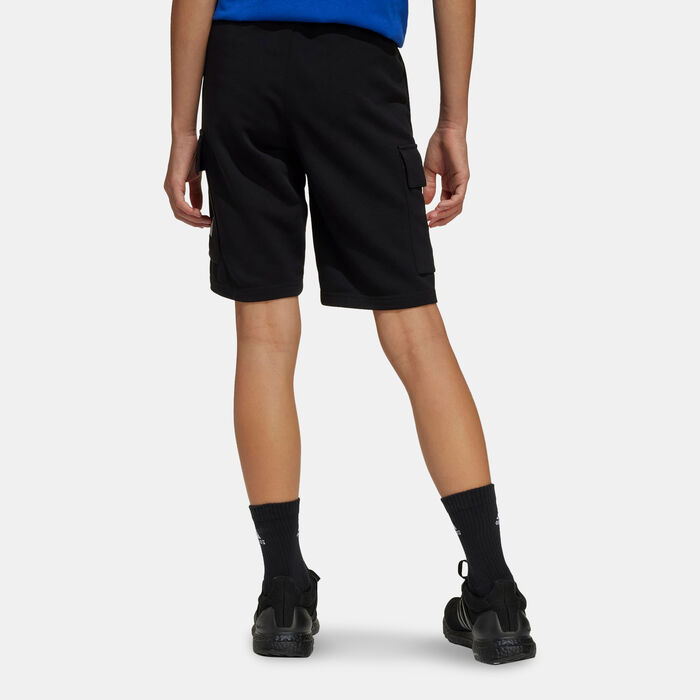 adidas Kids' Essentials Cargo Shorts Black adidas Kids' Essentials Cargo Shorts Black image number 1